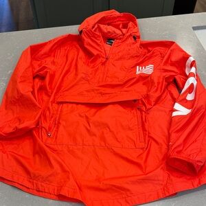 The North Face Red Pullover Windbreaker Jacket Windwall USA